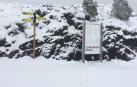Una imagen de las pistas de Larra Belagua está mañana tras la nevada.