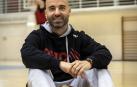 Jordi Juste, nuevo entrenador del Basket Navarra, en Arrosadía.