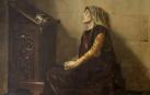 Doña Blanca de Navarra, un óleo de José Moreno Carbonero del Museo del Prado, aunque no está expuesto. Moreno Carbonero pintó un famoso cuadro del Príncipe de Viana.