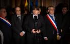 Torra, Puigdemont y el alcalde de Perpiñán.