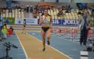 Laila Lacuey, plata y récord navarro en salto de longuitud