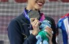 Ona Carbonell en los Campeonatos del Mundo se hace con la medalla de plata en la modalidad de Solo Libre