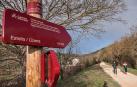 La Vía Verde del Ferrocarril, 3.500 ciclistas y 18.000 senderistas en 2019