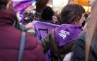Multitudinaria manifestación por el Día de la Mujer en la capital navarra