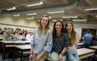Miren Larumbe, Maider Blanco y Laura Panero, tres estudiantes de la UPNA en la COP25