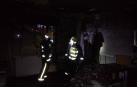 Los bomberos de Lodosa han apagado un incendio en el bar de las piscinas de Sesma