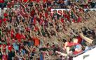 Aficionados de Osasuna en El Sadar.