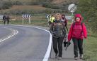 Los peregrinos que partieron de la merindad se enfrentaron a la meteorología y a las bajas temperaturas