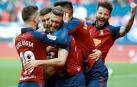 Galería de fotos del partido Osasuna-Espanyol, disputado en El Sadar y correspondiente a la jornada 27 de LaLiga Santander.