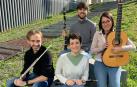 Unai Casado (flauta), Ane Ruiz (oboe), Óscar Murillo (clarinete) e Iosune Marín (guitarra).