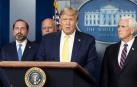 Trump, durante una rueda de prensa sobre el coronavirus.