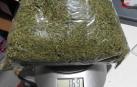 Bolsa con marihuana incautada al detenido en Pamplona