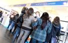 Alumnos de diversos niveles formativos se dieron cita este jueves en una abarrotado Baluarte para participar del Salón del Estudiante, abierto hasta el viernes a las 20 horas.