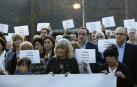 Las víctimas del terrorismo se concentran en Pamplona contra el silencio