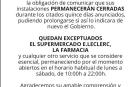 La Morea cierra todos los comercios menos E. Leclerc y la farmacia
