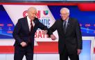 Biden y Sanders muestran sus diferencias en la gestión de la crisis del coronavirus en el debate demócrata