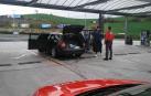 Sanción a una persona por ir a aspirar el coche a una gasolinera en Pamplona