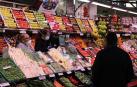 Los mercados de Pamplona de protegen ante el coronavirus