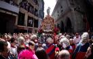 Pamplona volvió a engalanarse en el día grande de las fiestas para rendir homenaje al patrón.