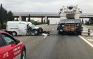 Un herido leve en una colisión por alcance en la A68, en Tudela