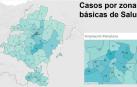 Casos de coronavirus en Navarra por Zonas básicas de Salud.