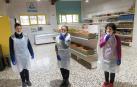 Voluntarias italianas en el Villa Javier de Tudela