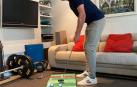 David Borda, golfista: Pateando desde casa
