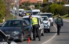 Control de la Guardia Civil en Logroño.