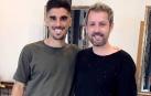 Jose García junto a Nacho Vidal.