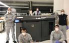 VW  Navarra entrega las 1.000 primeras pantallas protectoras hechas con su impresora 3D