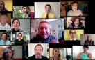 Los personajes de 'Camera Café' se reúnen para una videollamada durante el confinamiento