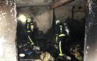 Desalojadas tres viviendas por un incendio en Abárzuza