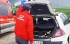 Denunciado por circular escondido en el maletero y llevar marihuana en Sangüesa