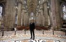 Andrea Bocelli llena la desierta catedral de Milán de música para la esperanza