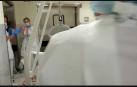 Vídeo | Primer paciente en salir de la UCI del hospital de Estella
