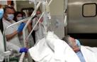 Primer paciente en salir de la UCI del hospital de Estella