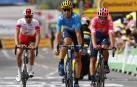 Imanol Erviti, en una de las etapas del pasado Tour de Francia.