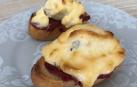 Imagen de las tostas de vieiras gratinadas