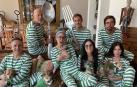 Fotografía Demi Moore y Bruce Willis con sus hijos durante el confinamiento.
