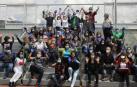 Imágenes de la despedida de los voluntarios de confección de mascarillas en REFENA