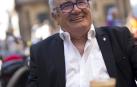 Luis Sabalza, esta semana durante la entrevista en plaza Consistorial, en la terraza Al norte del Sur