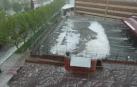 Vídeo | Tormenta y granizo en Barañáin