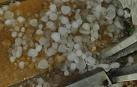 Una fuerte tormenta con granizo sorprende a Pamplona y Comarca