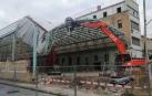 La demolición de Salesianos comienza por su pista cubierta