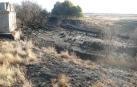 Guarderío de Medio Ambiente y Policía Foral aclaran incendios en la balsa de El Pulguer
