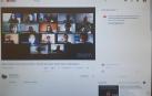 Imagen del pleno celebrado este jueves de forma telemática que se pudo seguir en director por YouTube.