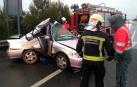 Dos heridos en sendos accidentes de tráfico en Castejón y Lizoáin