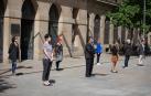 Representantes del Gobierno guardan tres minutos de silencio por los fallecidos