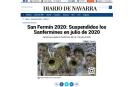 La suspensión de los Sanfermines llegó a 541 millones de personas