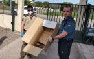 Recogen un águila herida cerca de la Laguna de Lor